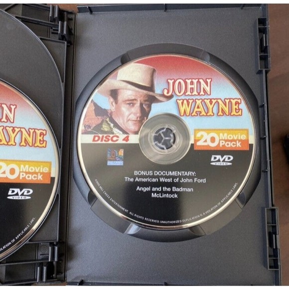 John Wayne 20 Movie Pack ( DVD 2005 4-Disc Set ) - Picture 6 of 6